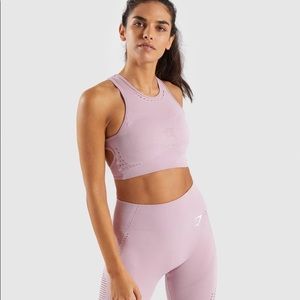GYMSHARK flawless knit sports bra